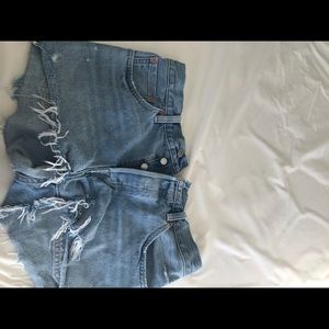 Levi denim shorts